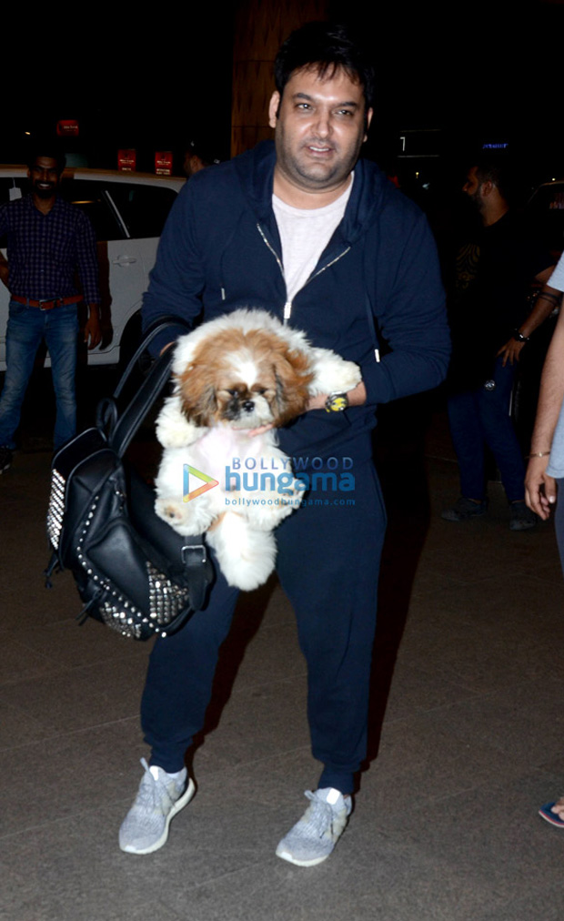Kapil Sharma looks unrecognizable as he makes a rare appearance at the airport