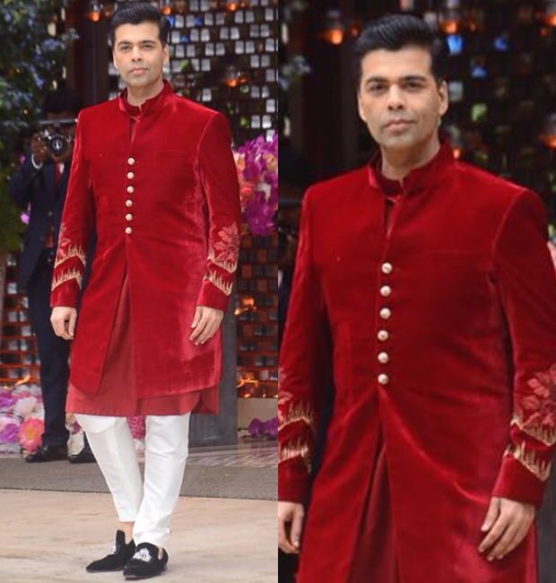 Karan Johar at the Ambani bash