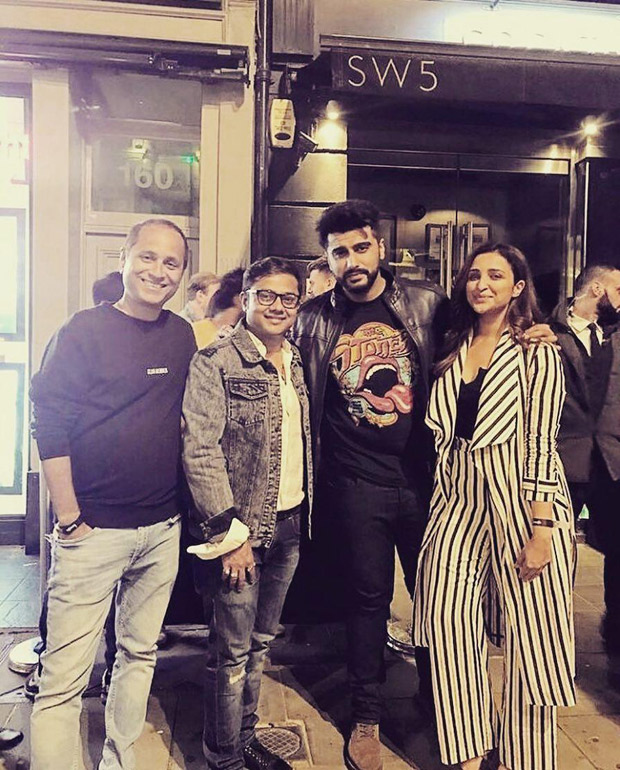 Namaste England: Parineeti Chopra and Arjun Kapoor wrap up London schedule with Vipul Shah's birthday celebration