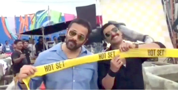 Ooh! Ranveer Singh gets HOT on the sets of Sara Ali Khan's Simmba (see video)