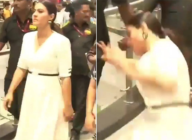 Oops! Kajol slips and falls at a shopping mall in Mumbai