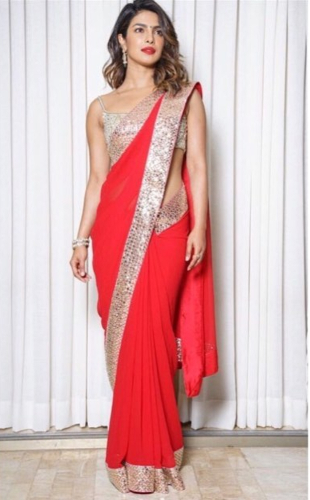 Priyanka Chopra in Abu Jani Sandeep Khosla Couture