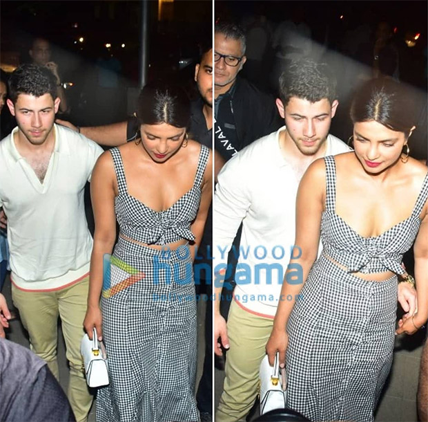 ROMANTIC! Priyanka Chopra and Nick Jonas HOLD HANDS while going on dinner date; Nick makes it Instagram official