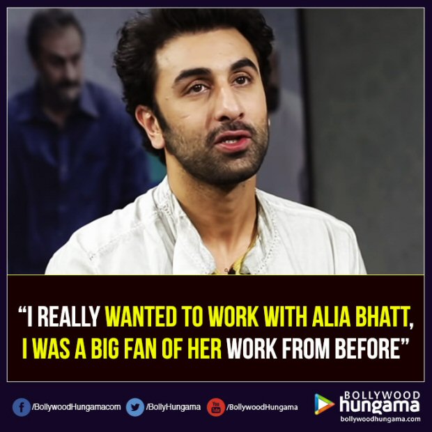 ranbir kapoor talks about alia bhatt, sanjay dutt, rajkumar hirani and why sanju is not made to gain sympathy