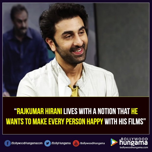 ranbir kapoor talks about alia bhatt, sanjay dutt, rajkumar hirani and why sanju is not made to gain sympathy