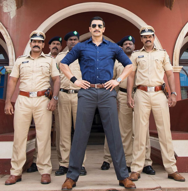 SIMMBA! Ranveer Singh poses as Sangram Bhalerao with his team