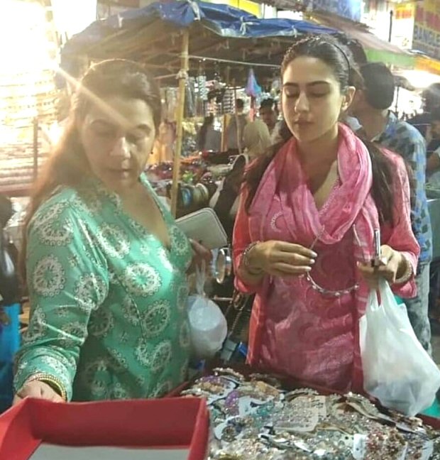 SIMMBA: Sara Ali Khan takes a street SHOPPING break with mother Amrita Singh whilst shooting in Hyderabad