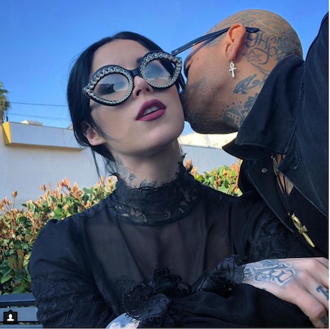 kat von d and her new husband have lots in common