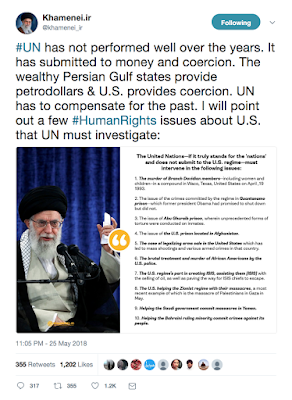 the ayatollah khamenei and twitter communicating iran’s geopolitical reality