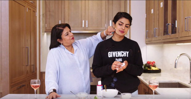 WATCH Priyanka Chopra and her mom Madhu Chopra reveal some interesting DIY beauty tricks 