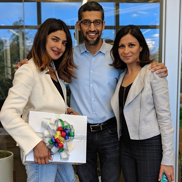 WOW! Priyanka Chopra meets Google CEO Sundar Pichai 