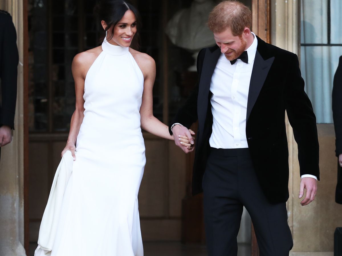 now you can buy a replica of meghan markle’s reception dress