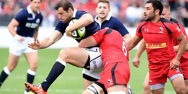 Scotland gives Canada a gubbing in Rugby test match