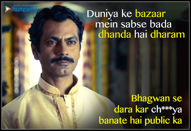 10 DIALOGUES from Saif Ali Khan - Nawazuddin Siddiqui starrer Sacred Games that are APPLAUDWORTHY 