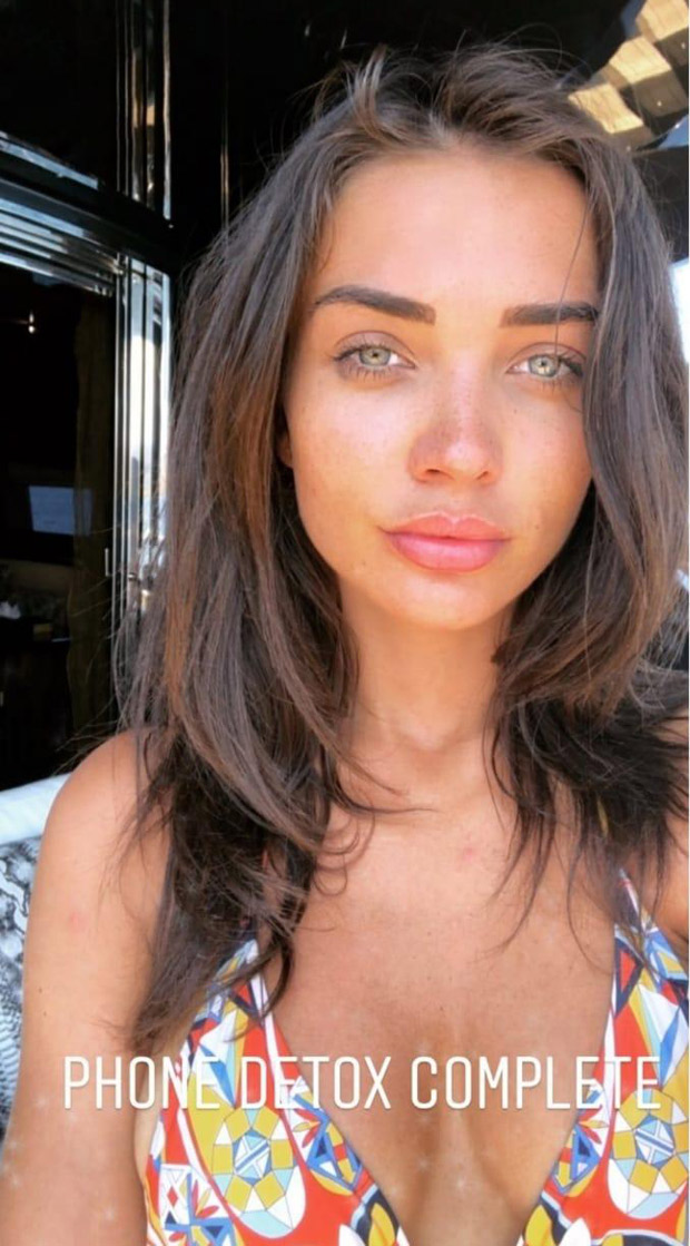 HOTNESS: 2.0 actress Amy Jackson sizzles in a blue swimsuit during her Mykonos vacation 