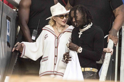 madonna can’t get enough of migos rappers