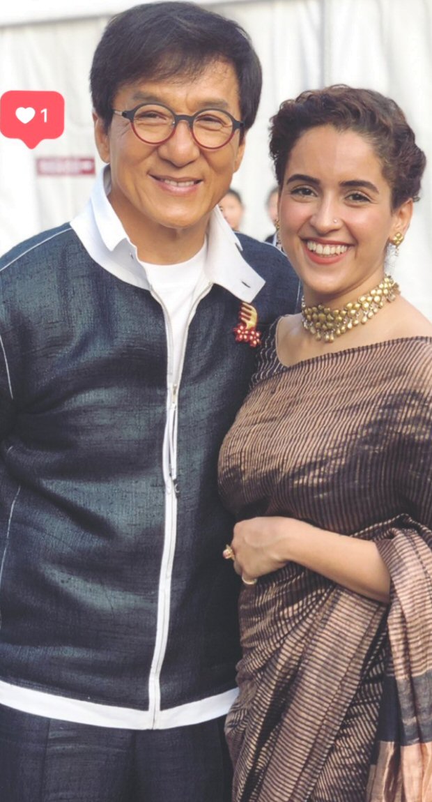 Dangal actresses Fatima Sana Shaikh and Sanya Malhotra can't stop fangirling after meeting Jackie Chan