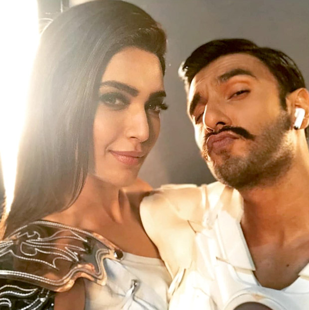 Ranveer Singh and Sanju actress Karishma Tanna sport futuristic look for a commercial shoot