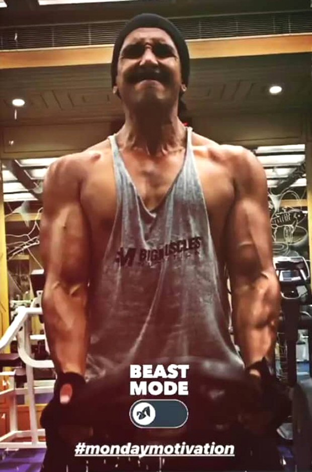 Ranveer Singh switches BEAST mode on as he us fitness gives goals with rippling muscles for Simmba (see picture)
