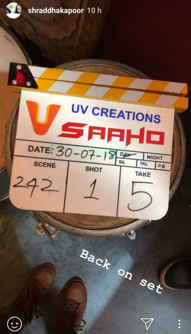 SAAHO: Shraddha Kapoor kicks off second schedule of this Prabhas starrer 