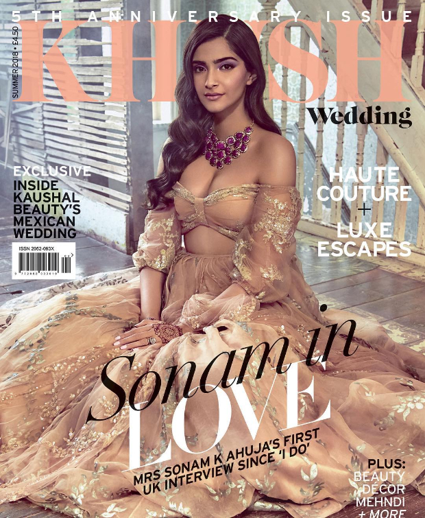 Sonam Kapoor for Khush Wedding magazine