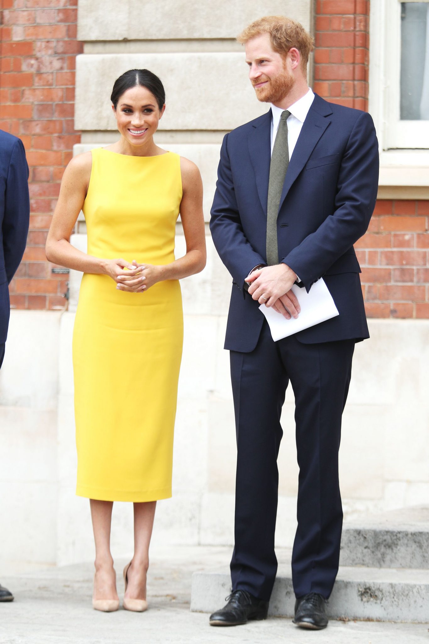 meghan markle wore a yellow dress, so we wore a yellow dress