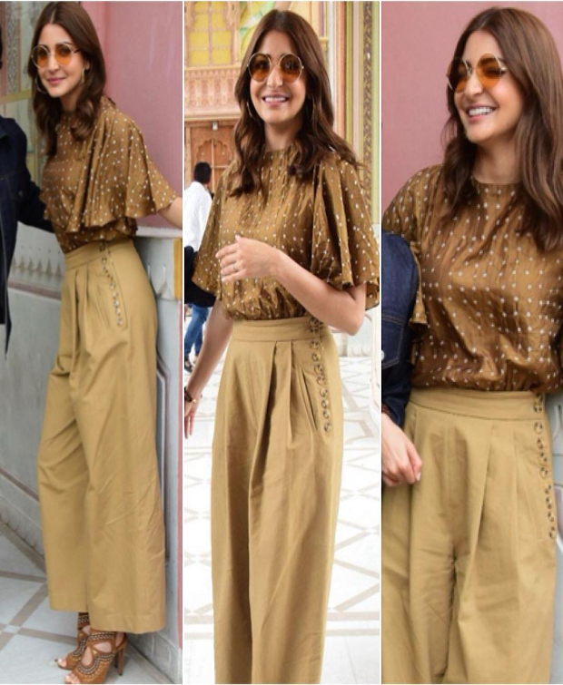 Anushka Sharma in Koashee and Zara for Sui Dhaga-Made in India promotions (1)