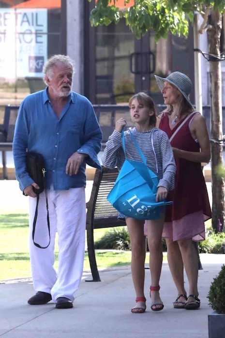 nick nolte cleans up nicely for his family