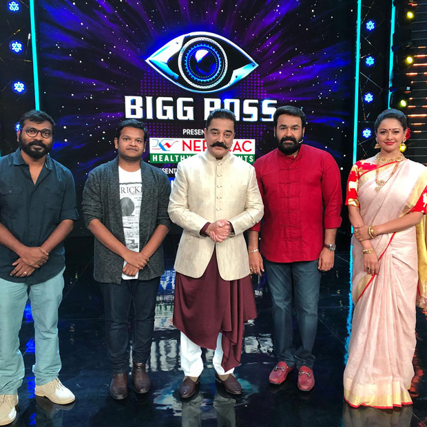 When Bigg Boss met Bigg Boss: Kamal Haasan meets Mohanlal on the sets of Bigg Boss Malayalam for Vishwaroopam 2 promotions 