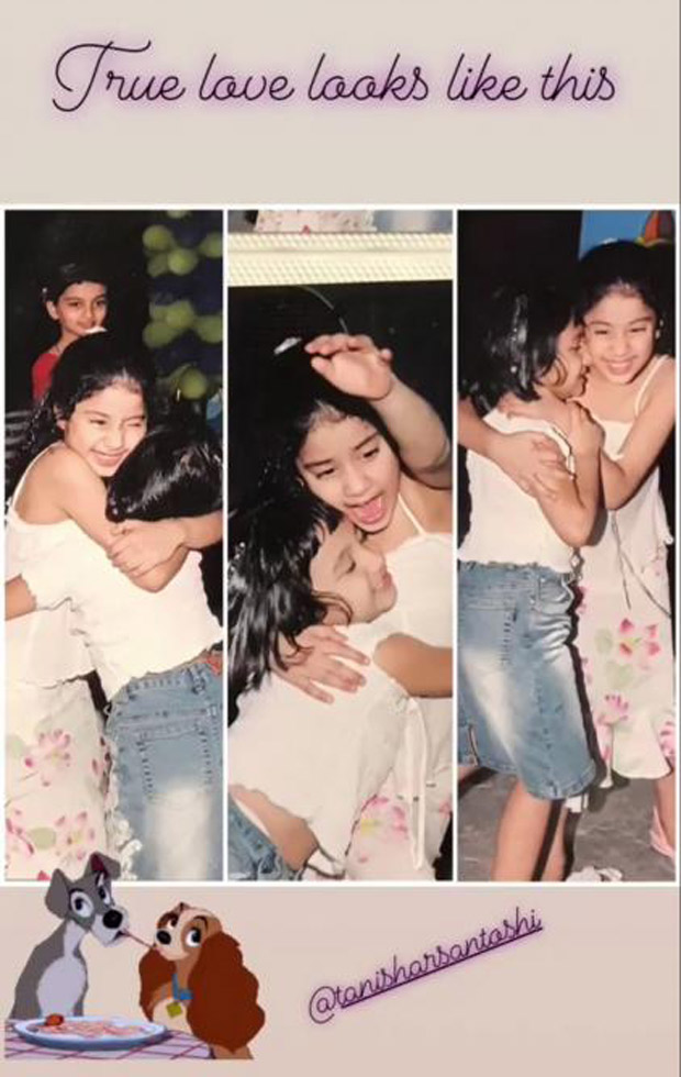Janhvi Kapoor shares a picture with her BFF Tanisha Santoshi and shows what true love is
