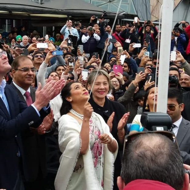 EXCLUSIVE: Rani Mukerji hoists the Indian National Flag in Melbourne [watch video]