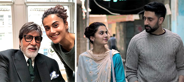 Taapsee Pannu opens up about working with both Amitabh Bachchan and Abhishek Bachchan