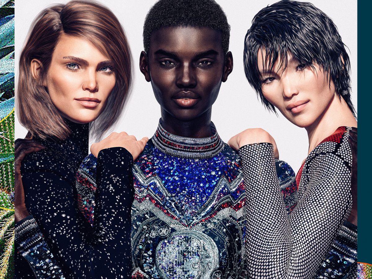 exclusive: olivier rousteing introduces balmain’s first “virtual army”