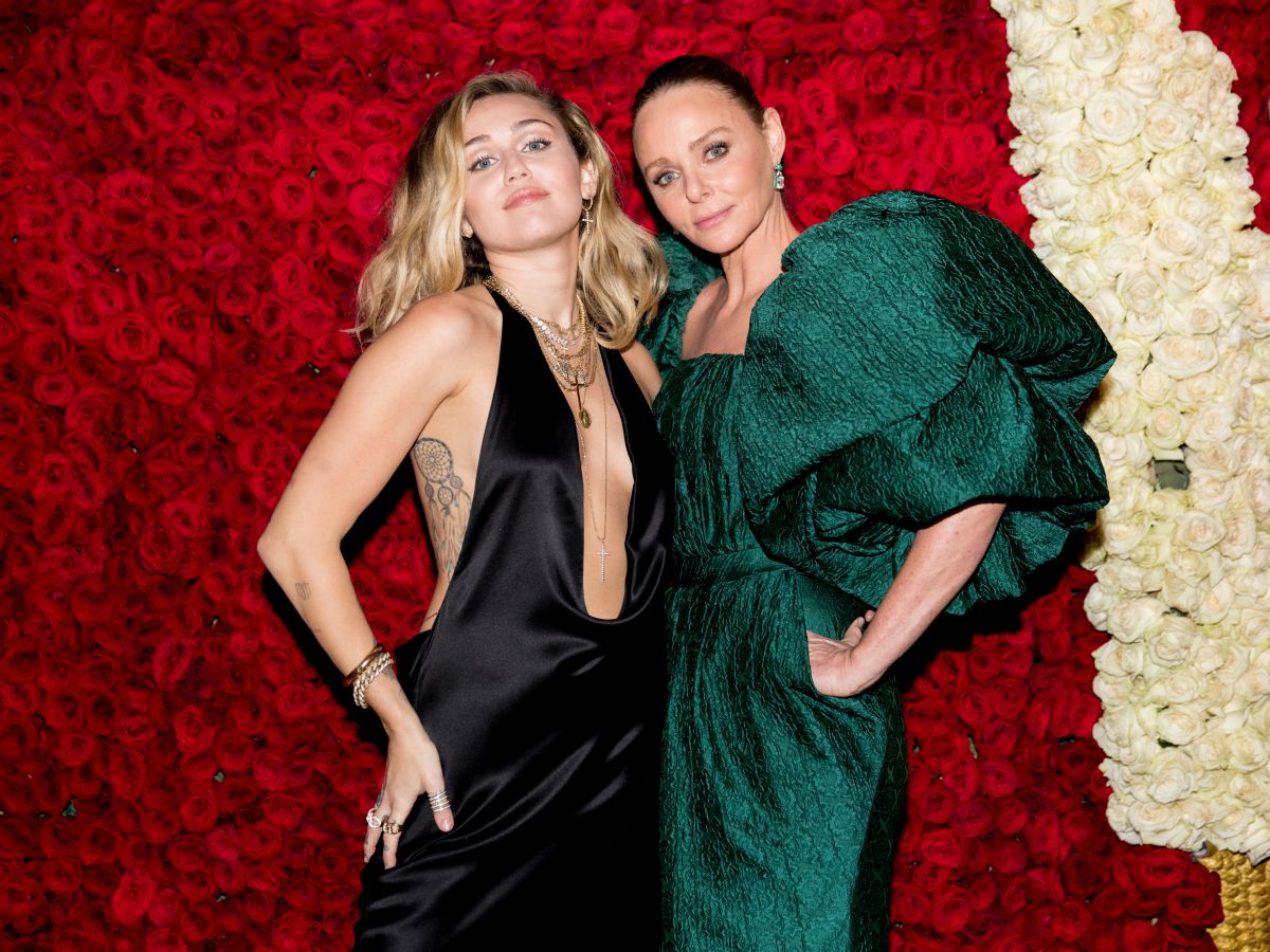 Miley cyrus and stella mccartney