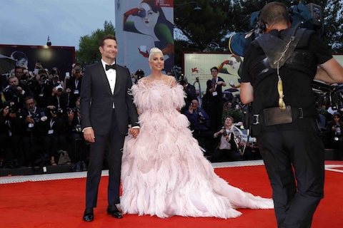 lady gaga is taking up a lot of space at the venice film festival