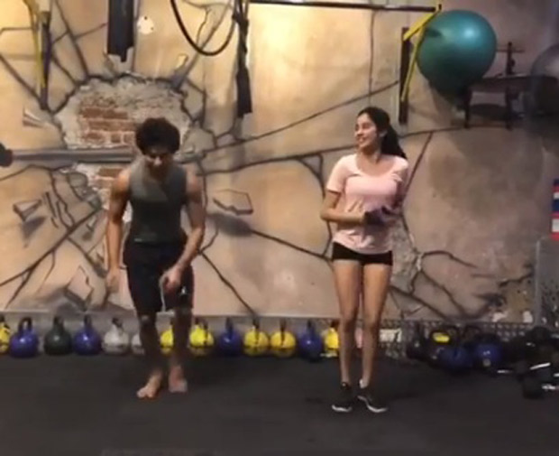 Dhadak duo Janhvi Kapoor and Ishaan Khatter give their gym shenanigans a new twist with Zingaat Challenge