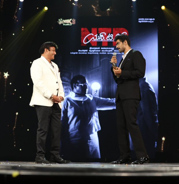 NTR Biopic SIIMA 2018 winners Rana Daggubati and Nandamuri Balakrishna give a glimpse of the film during the award ceremony