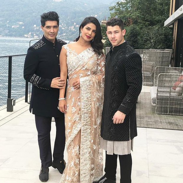 priyanka chopra and nick jonas make everyone swoon in this manish malhotra traditional ensemble in italy