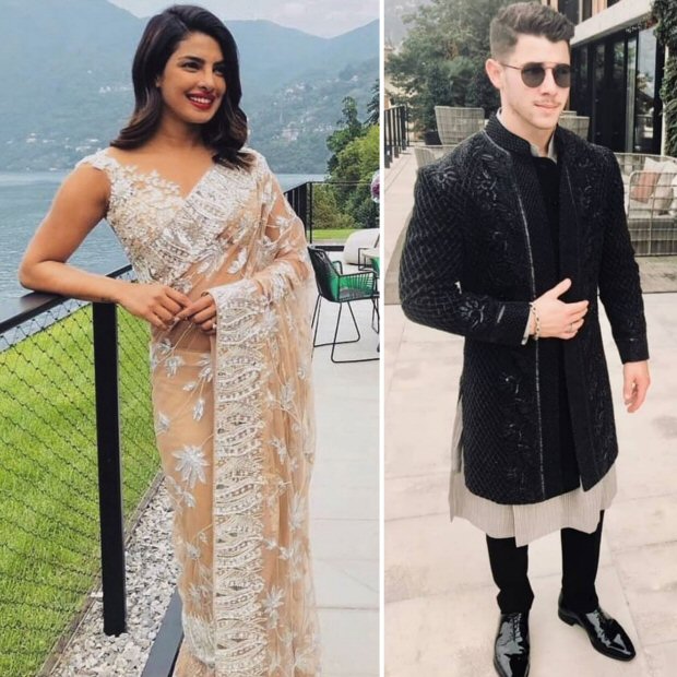 priyanka chopra and nick jonas make everyone swoon in this manish malhotra traditional ensemble in italy