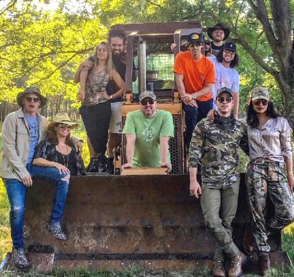 Priyanka Chopra and fiancé Nick Jonas enjoy ranch life with Joe Jonas in camouflage outfits