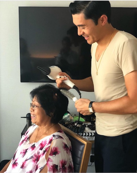 henry golding was a hairdresser before he became a movie star
