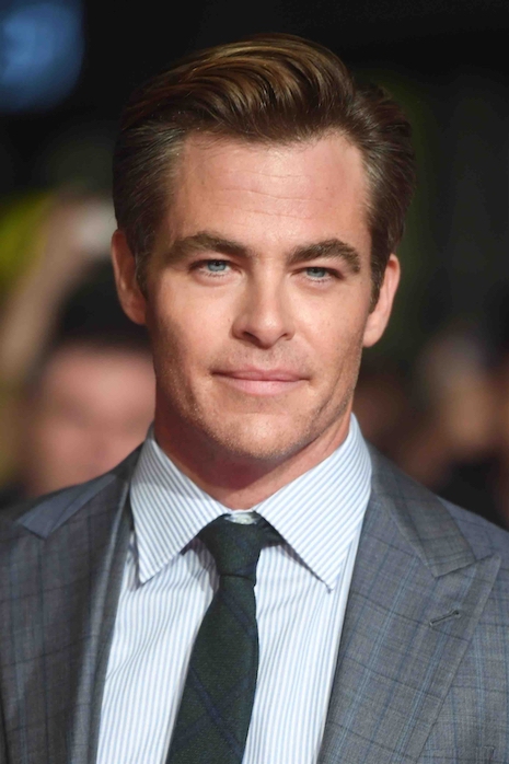 chris pine is ready for his closeup