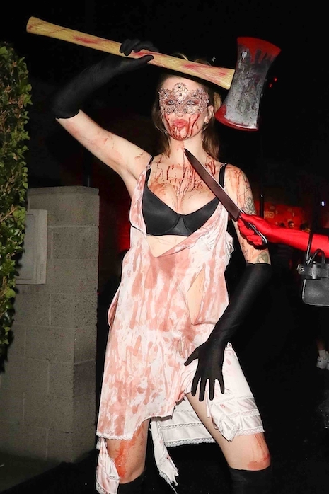 ireland baldwin took an axe…