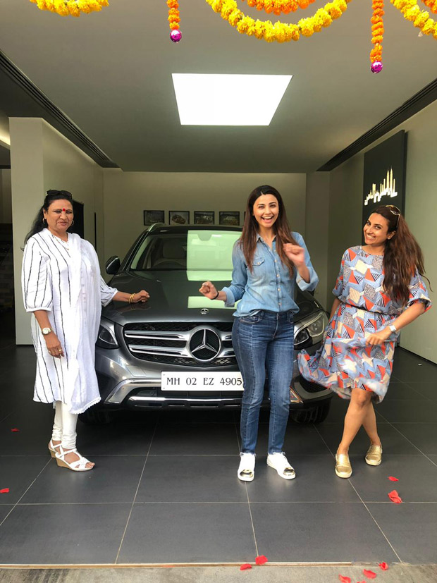 daisy shah gets her first swanky new car mercedes glc 220