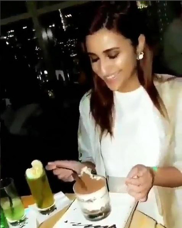 WATCH: Instead of cutting a cake, Parineeti Chopra rings in her 30th birthday by having tiramisu 