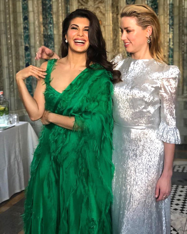 PICS: Jacqueline Fernandez meets AQUAMAN actress Amber Heard