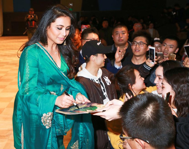 Rani Mukerji gets a standing ovation in China for Hichki!