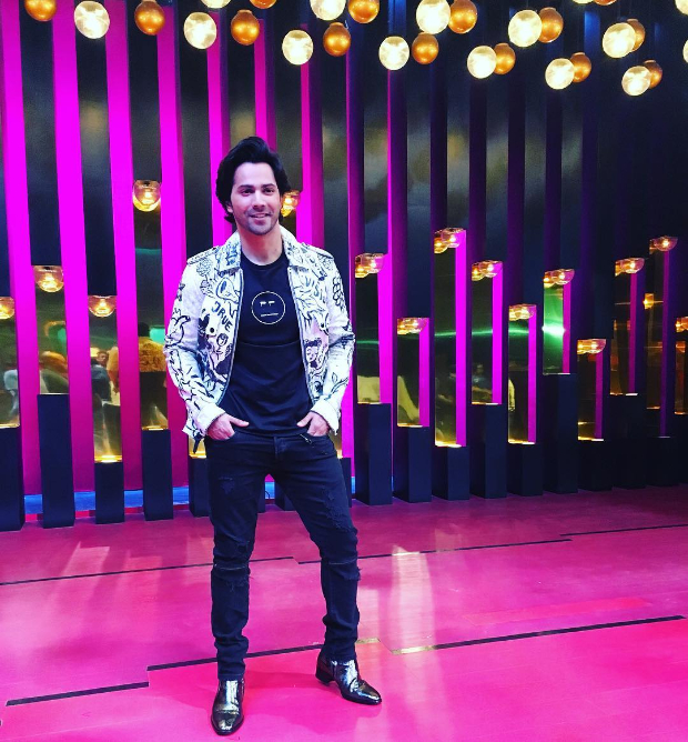 Varun Dhawan in Diesel and Coach for KWK 6 (1)