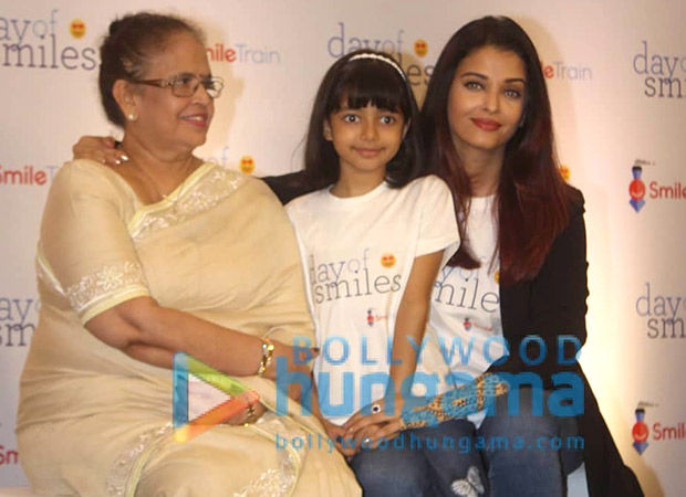 Aishwarya Rai Bachchan, Aaradhya Bachchan and mom Vrinda Rai spend the day with NGO kids on Krishna Raj Rai's birth anniversary