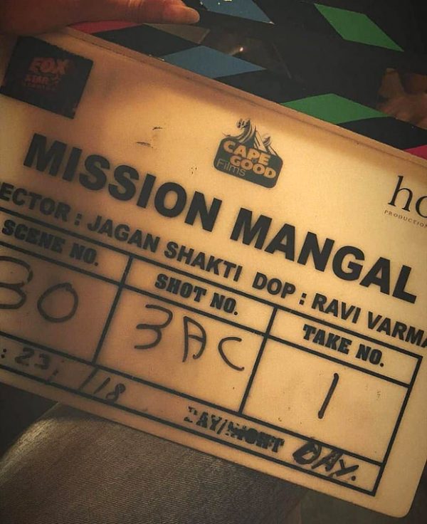 Akshay Kumar and Vidya Balan commence work on R. Balki’s Mission Mangal